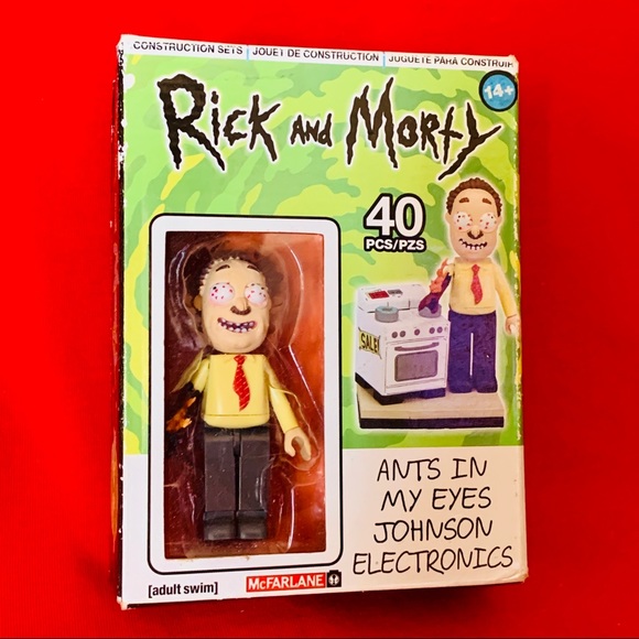 Rick & Morty “Ants In Eyes Johnson” Build Set - Picture 1 of 3